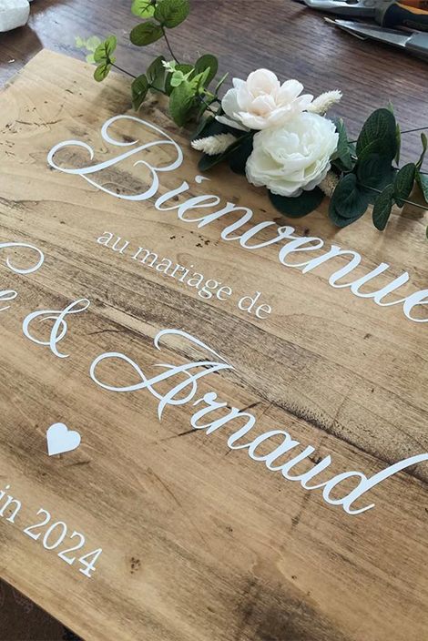 Création florale mariage sur mesure à Melun et Fontainebleau
