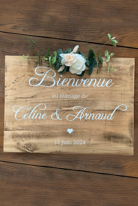 Création florale mariage sur mesure à Melun et Fontainebleau