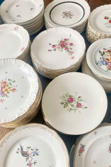 Location de vaisselle vintage à Melun et Ile de France